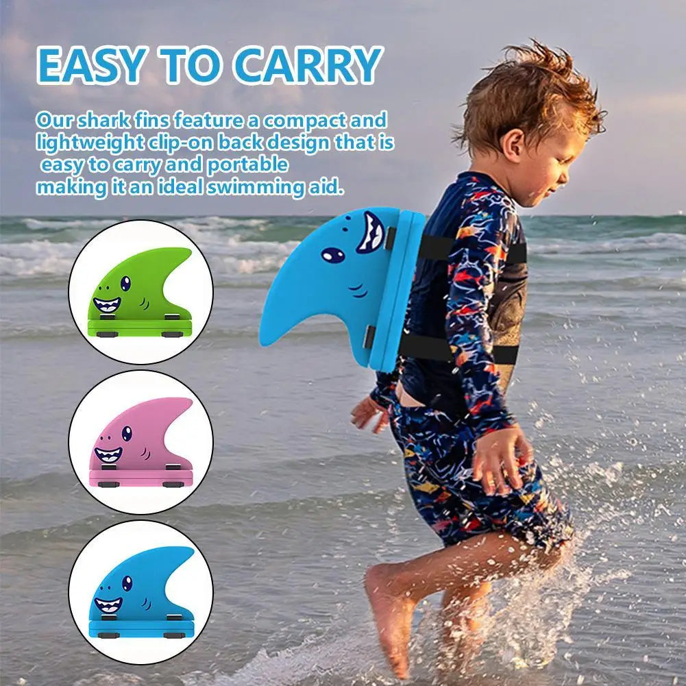 EVA Children's Swimming Training Freestyle Practice Shark Fin Back Floating Water Board Floating Board Swimming Auxiliary Tool