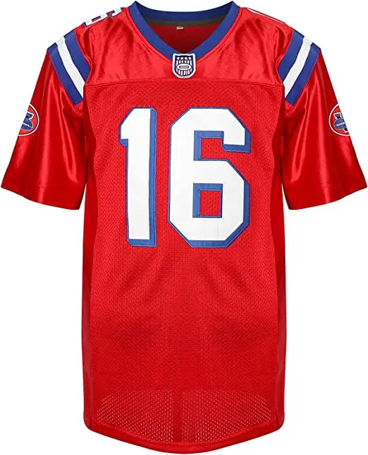 The Replacements Football Jersey 16 Shane Falco Jersey All Stitched America Classic Movie Cosplay Sport Shirt US Size S-XXXL