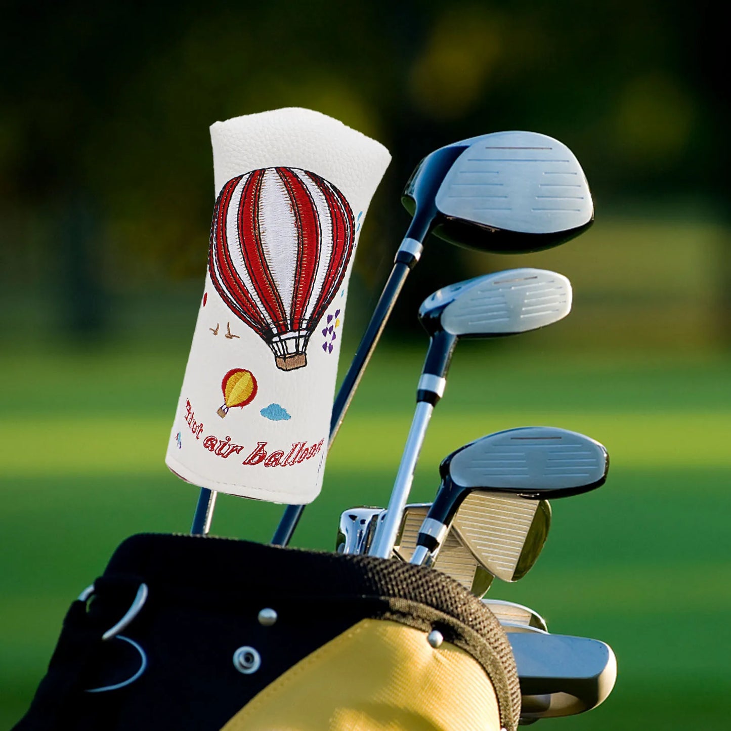 Golf  Putter Headcover Magnetic Cover PU Leather Golf Club Head Covers Golf Iron Protector  Reusable Golf Accessories Headcovers