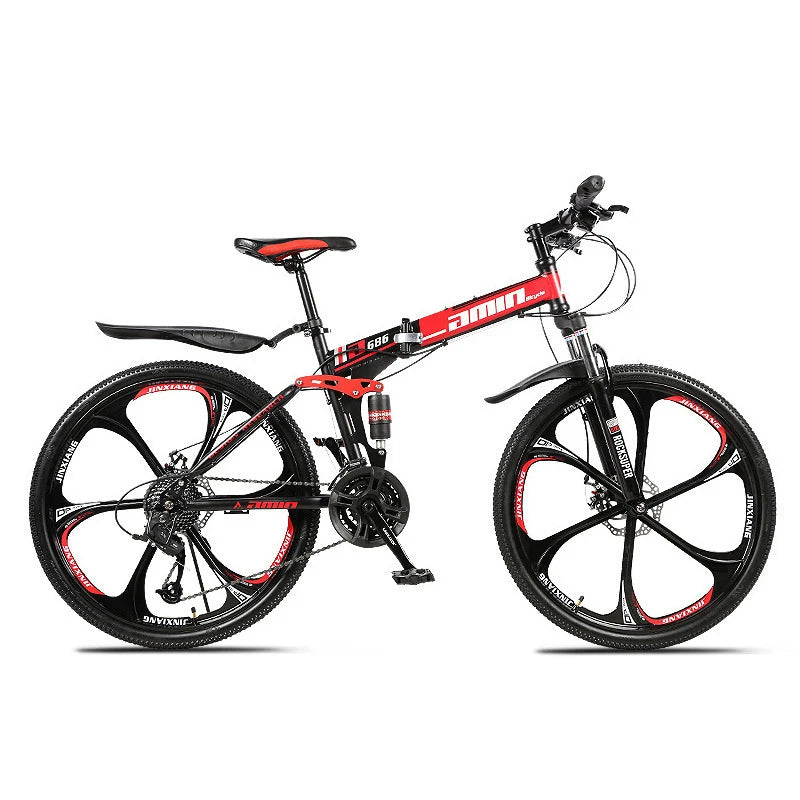 Variable Speed Mountain Bike for Adult Folding Off-Road Road Scooter Shock-absorbing Disc Brake 2024 DropShipping Cycling City