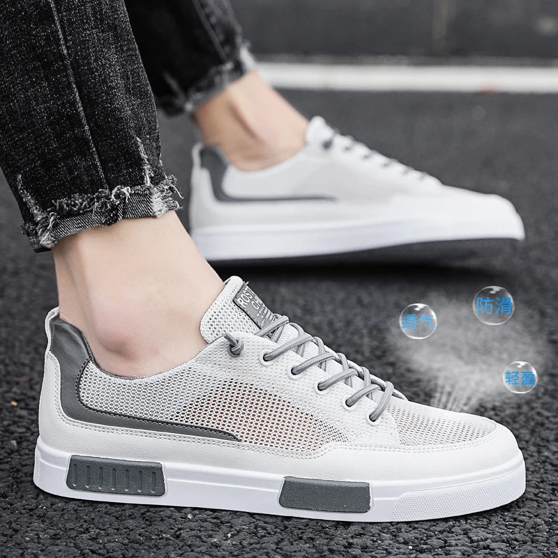 Fashion Men's Casual Male Footwear Shoes Men Sneakers Mesh Big Size 47 Cricket shoes Trend Board Running Shoes For Men