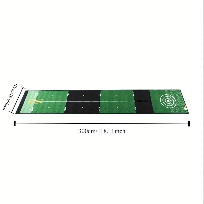 50X300CM Golf Putting Green Mat Indoor Equipment For Home Office Mini Training Practice Durable Hitting Garden Aid For Outdoor