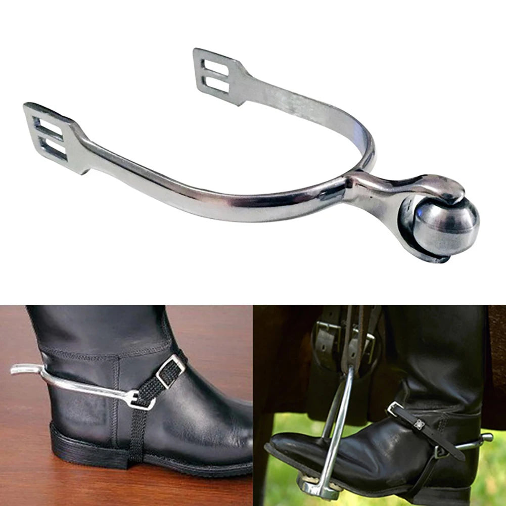 Stainless Steel Horse Riding Spurs Horse Spurs For Equestrian Boots Men Women Rider Horsemanship Lovers SP6110