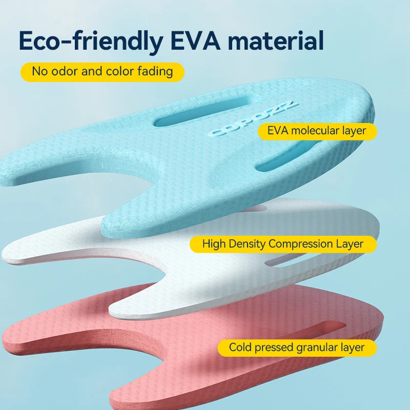 COPOZZ EVA Foam Pull Buoy Letter A Shaped Float Board Swimming Training Aid for Swimmer Beginner Swim Accessories Adult Kids