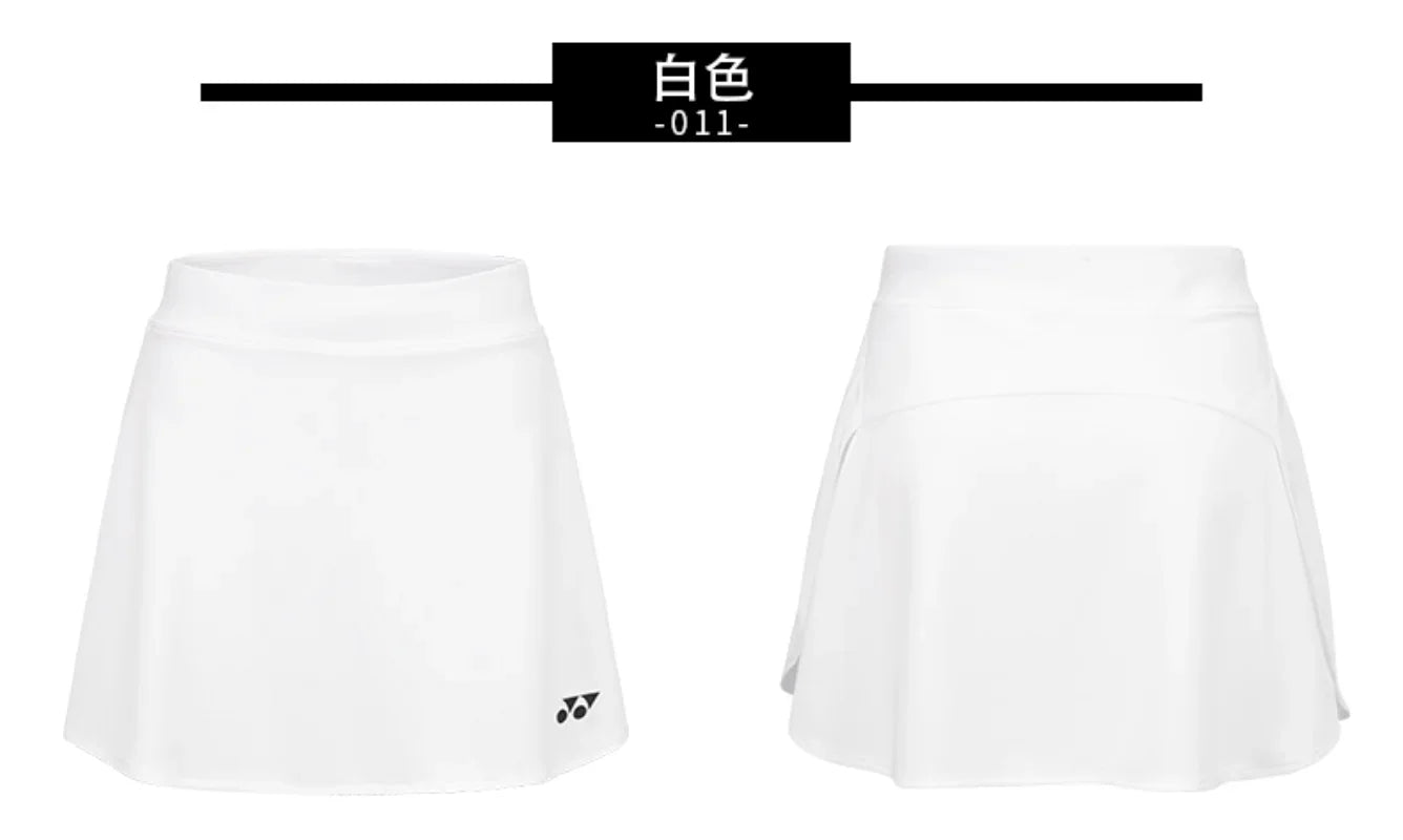2024 YONEX New Badminton Skirt Tennis Skirt 220073BCR Anti-exposure Breathable Quick-drying Slim Style Fitness Sports Skirt