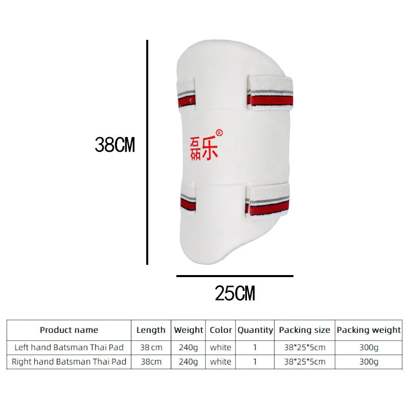 Cricket Batting Thai Pad LH or RH MAN Youth Crotch Harness Batsman pads cricket items Accessories