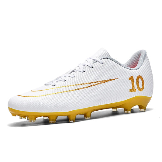 Soccer Cleats Professional Men's Sneakers Soccer Shoes Outdoor Grass Training Drop Shipping Long Spikes Football Boots Kids Boys