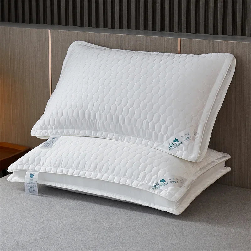 High Pillow Five-star Hotel Quality Cotton 48x74cm