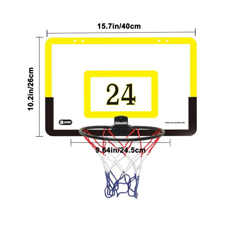 Kids Basketball Sports Set Basket Wall Mounted