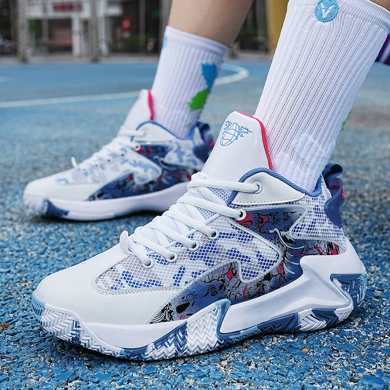 Men's casual sports shoes, basketball shoes, breathable and comfortable sports shoes, training sports basketball shoes, men's ca