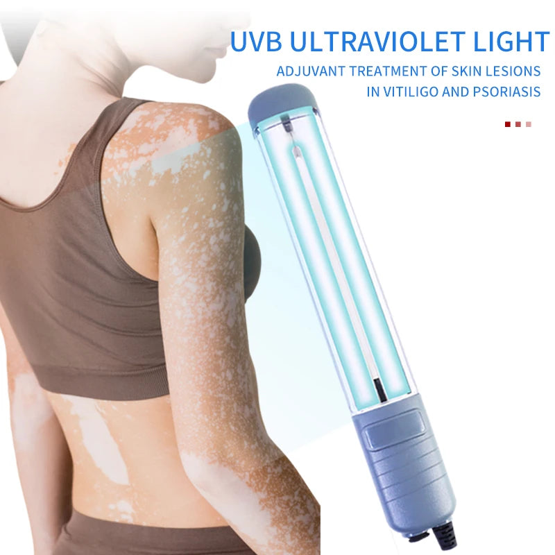 308nm UVB Narrowband Light Phototherapy for Vitiligo Psoriasis Eczema Skin Problems Treatment Ultraviolet Lamp