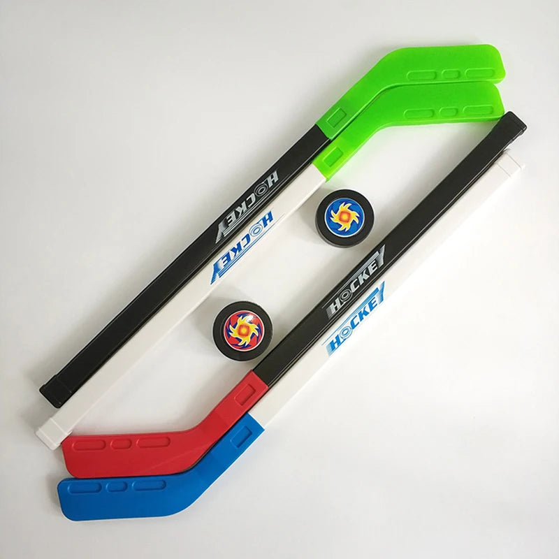 Kids Children Winter Ice Hockey Stick Training Tools Plastic Golf Football Soccer Goal Removable Mini Football Set