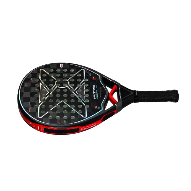 2024 New Pala Padel Paddle Tennis Racket Soft Face Carbon Fiber Soft EVA Face Sports Racquet Outdoors Equipment