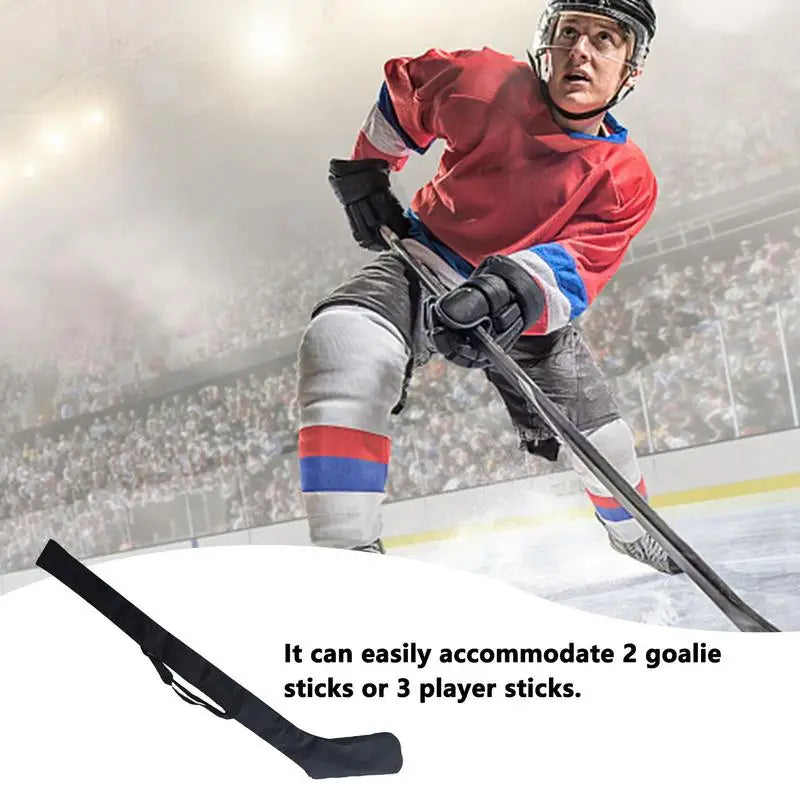 Hockey Puck Bag Two Shoulder Strip Hockey Bag Zipper Field Hockey Stick Bag Hockey Equipment Bag Accessories For Men Women