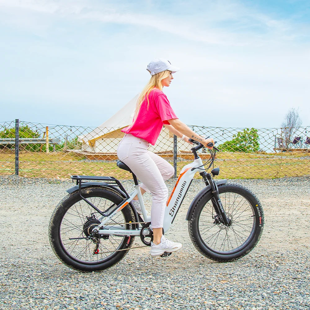 Shengmilo MX06 Electric Bike 1000W Bafang  Electric Bicycle Fat bike electric 26" E-bike 48V 17.5AH Battery Ebike