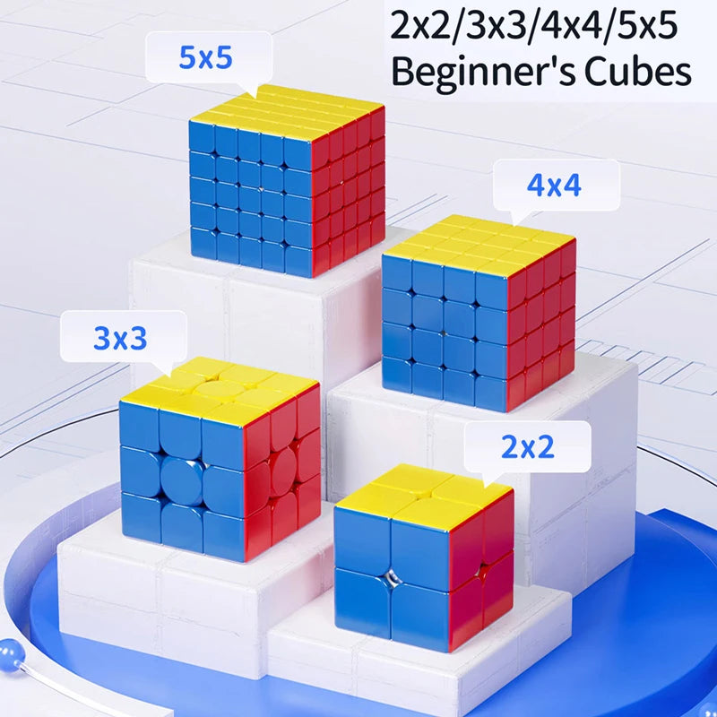 Magnetic Magic Cube 3X3 2X2 4X4 5X5 6X6 7X7 Pyraminx Megaminx Professional 3x3x3 3×3 Speed Puzzle Toy