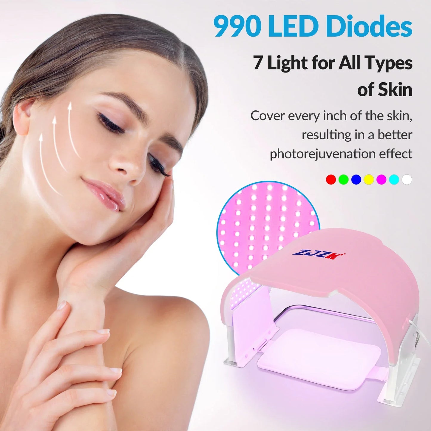 Led Beauty Mask Face Photonic Skin Mask