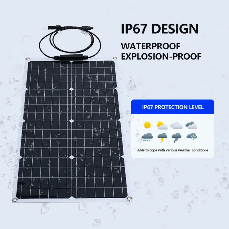 Solar Panel Complete Kit 4000W 110V/220V Inverter full set for house ,100A Controller LED Display Screen Solar system kits