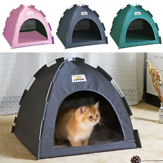 Pet Cat Tent Cave Hut Cat Sleep House For Kitten Puppy Playpen Cage Basket Cat Nesk Kennel Small Dog House Bed Chihuahua