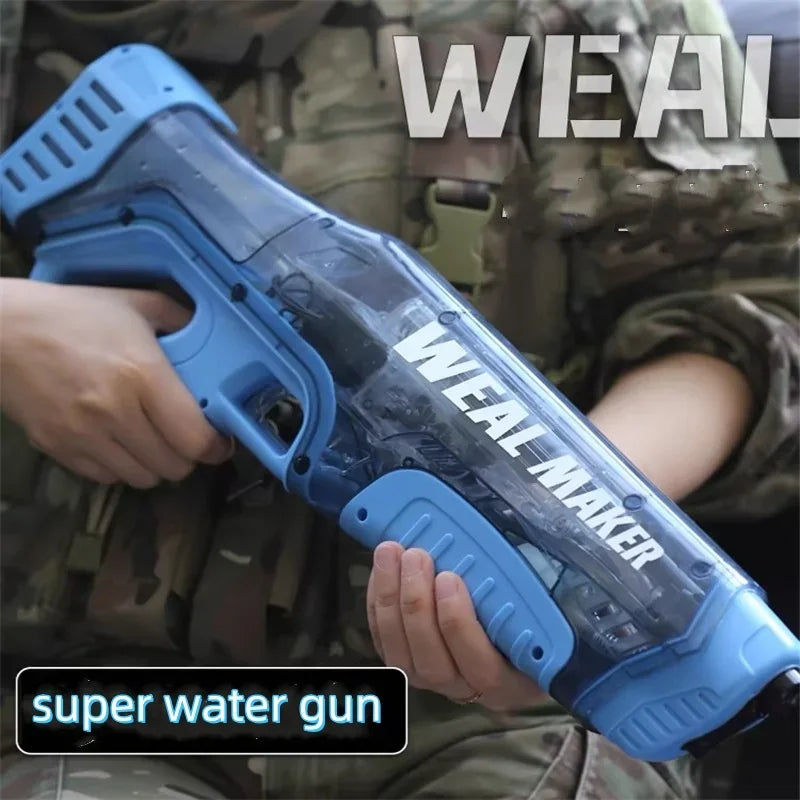 한국Upgrade Ice explosion Automatic Water Gun Toys High Pressure Water Blaster Soaker Guns Outdoor Pool Toys For Boy Kids Adult