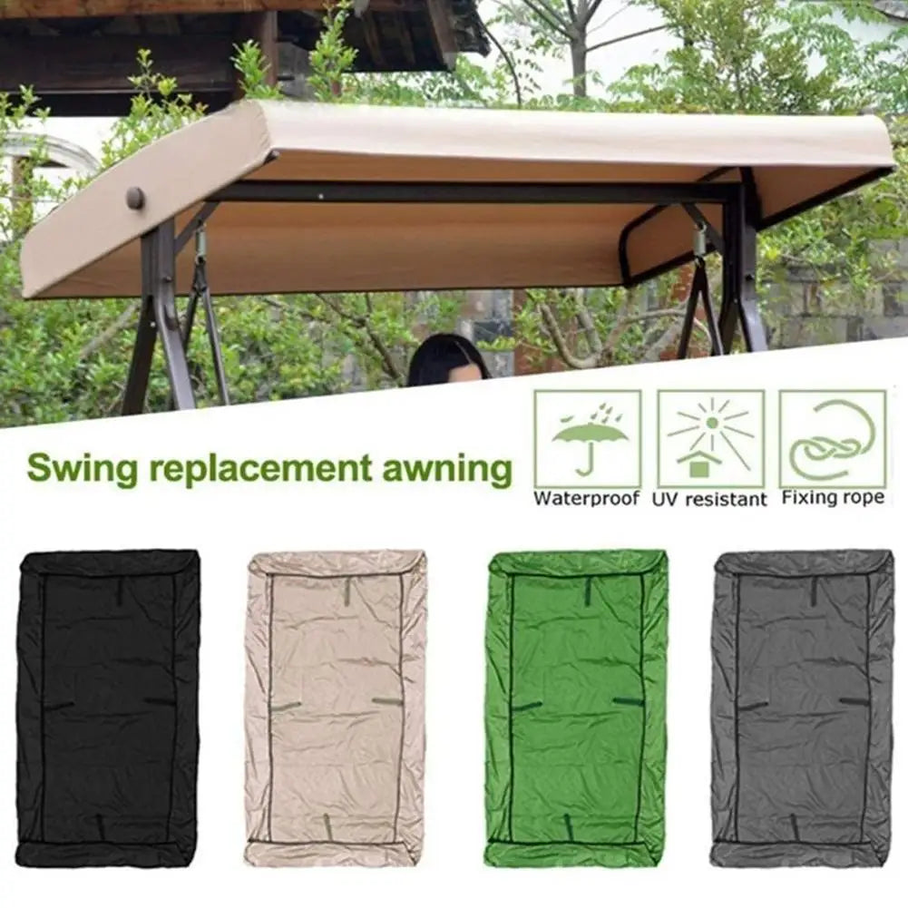 191*120*18cm Swing Chair Cover Water And Dust Proof Sunshade Canopy Summer For Outdoor Garden Playground Swing Chair Cover C0L0