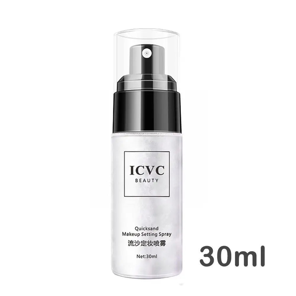 30ml Glitter Fast Finishing Makeup Setting Spray Moisturizing Long Control Waterproof Spray Make Lasting Up Oil Foundation G6K3