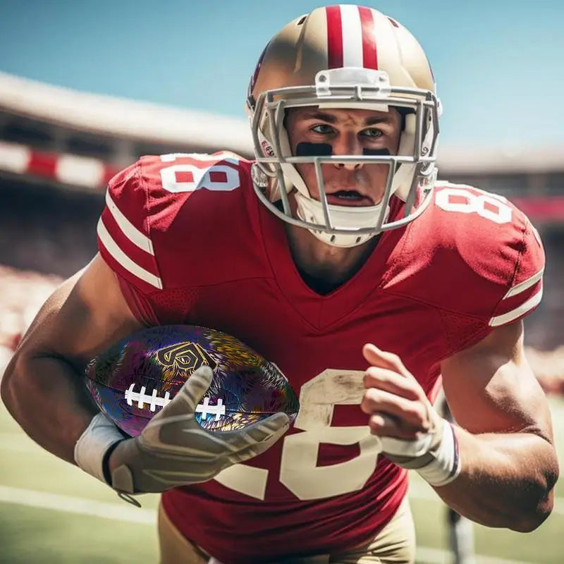 In The Dark Rugby Ball Cool Training Ball Size 6 Size 9 Leakproof Rugby Balls Sports Gear Lighted Football Ing For Yards Parks G