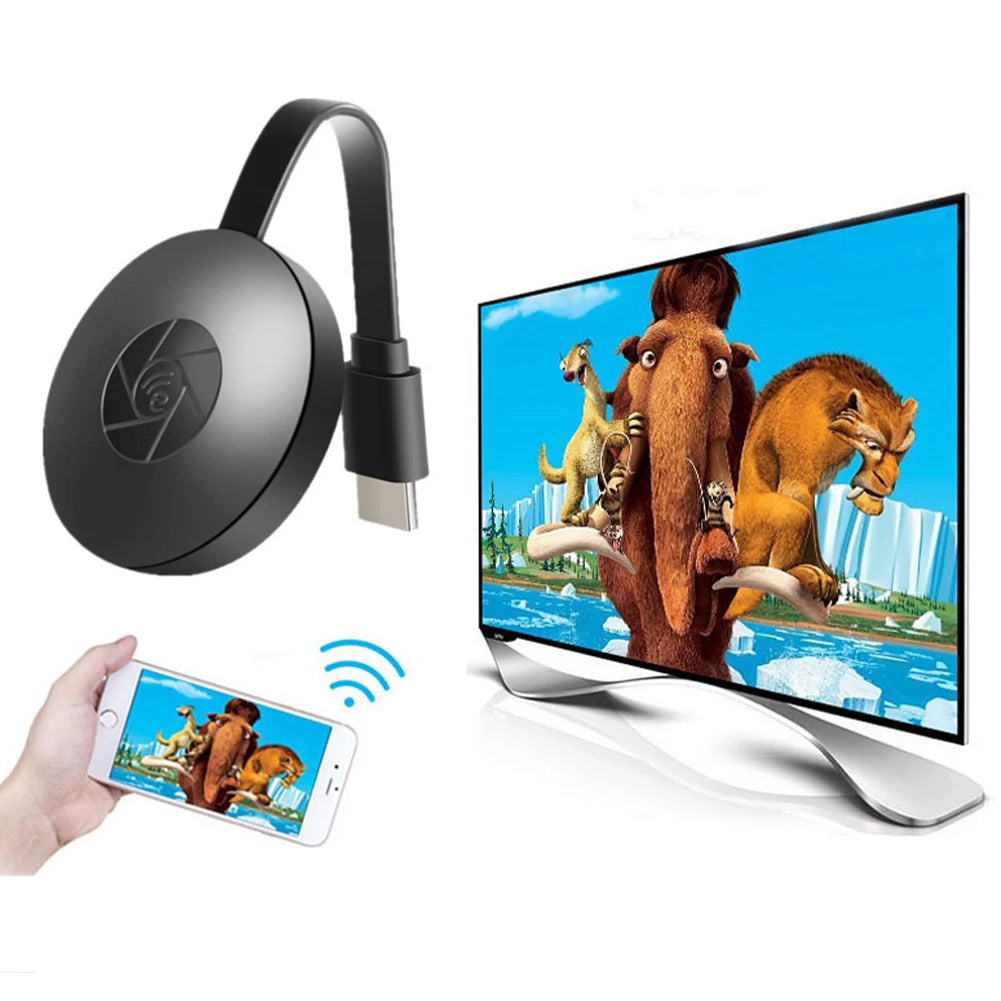 Wireless HDMI Mirroring Multiple Device Mobile Phoneconnected To TV HD 1080P Projection Computer Ipad WIFI Live Screen Projector