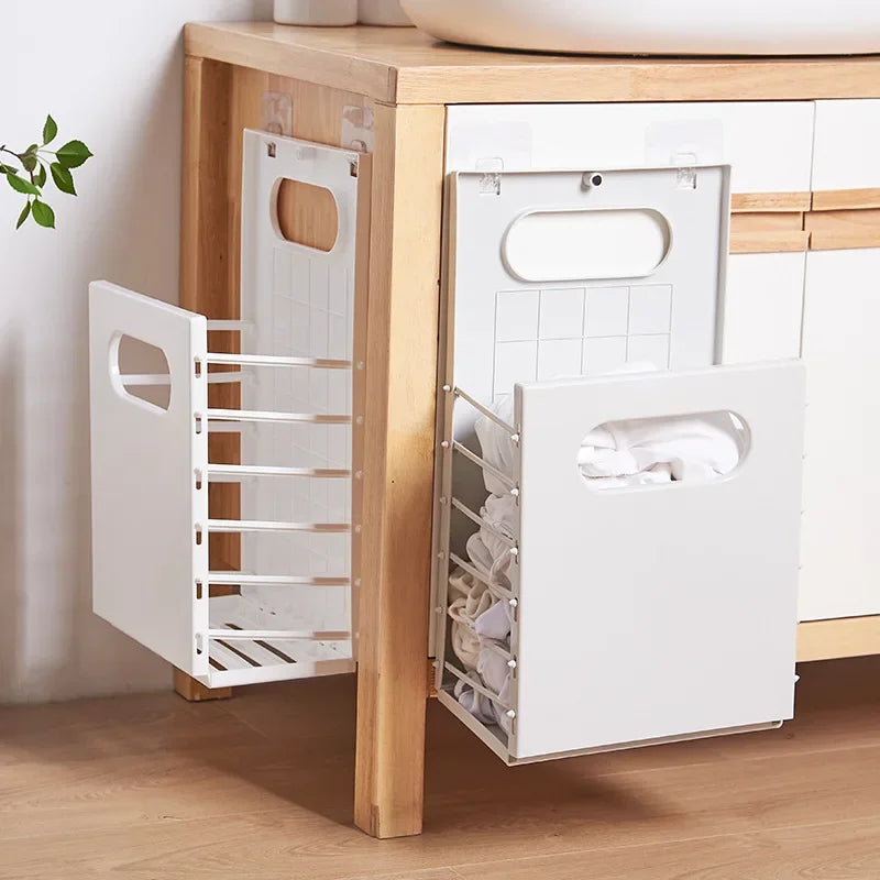 Foldable Dirty Laundry Basket Folding Clothes Organizer Hanging Children's Toy Storage Baskets Large Capacity Home Accessories