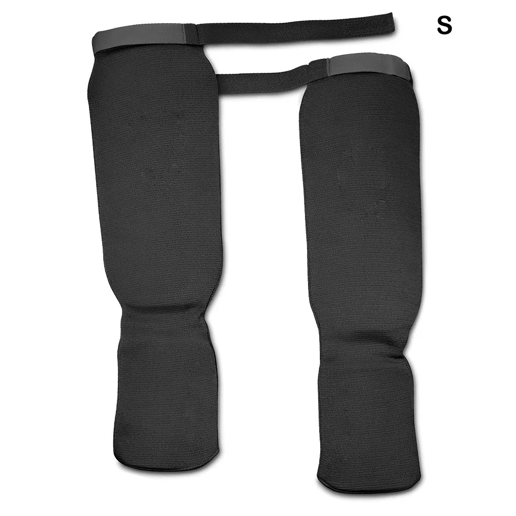 Taekwondo Leg Protector Breathable Foot Socks Child Lightweight Protective Gear Boxing Karate Equipment Black M