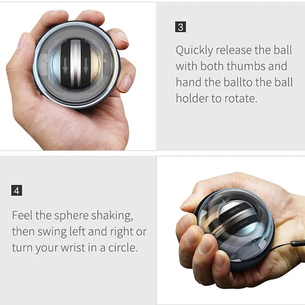 LED Wrist/Forearm Power Ball Trainer