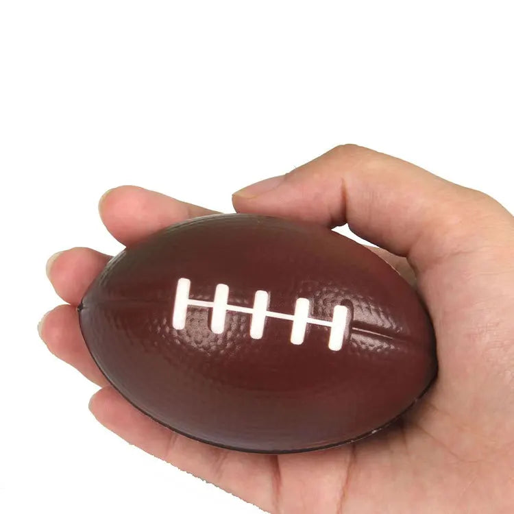 12Pcs/Set Foam Rugby Balls for Children Game Ball American Football Child Toys Footballs Anti-stress Rugby Soccer Squeeze Ball