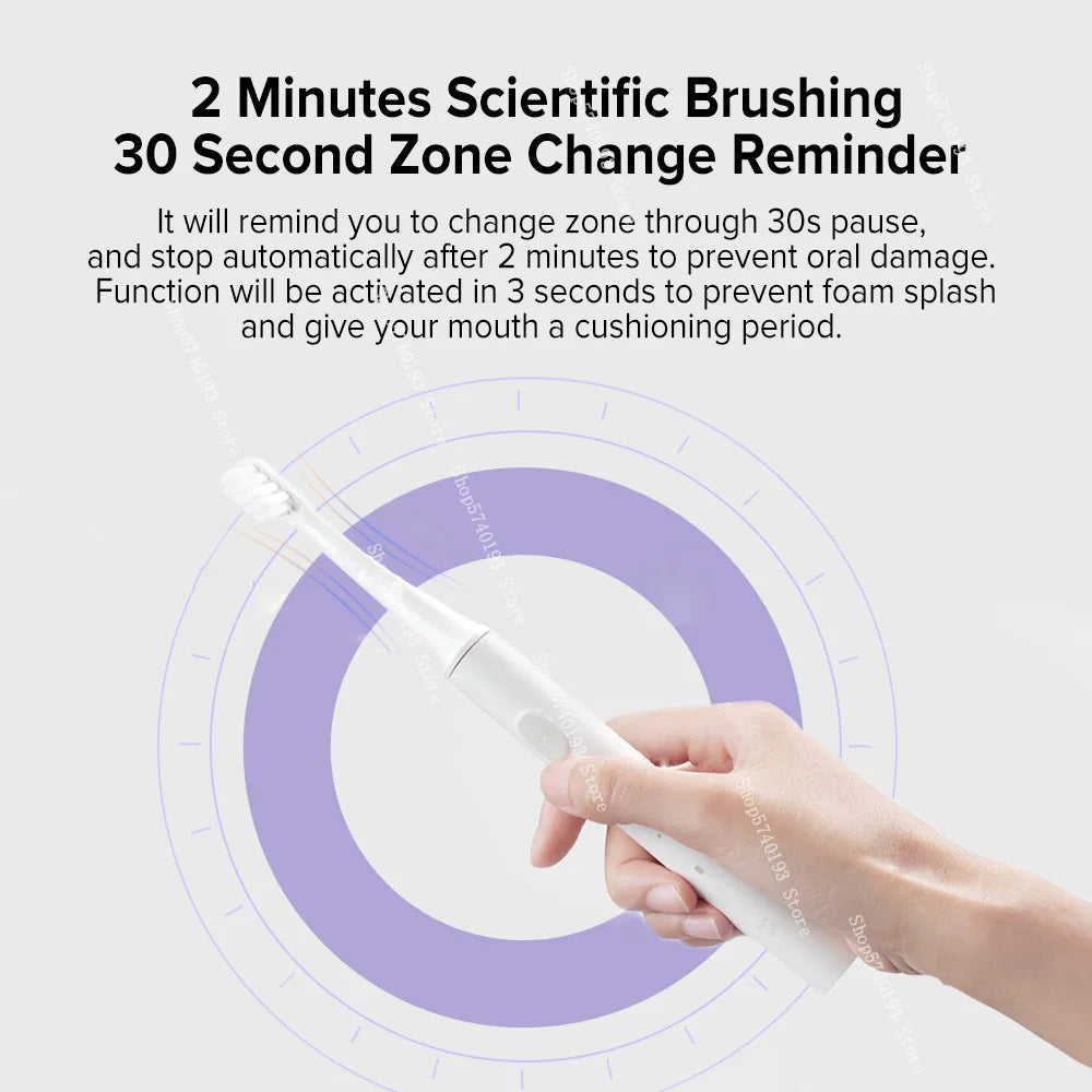 Xiaomi Mijia Sonic Electric Toothbrush T100 Adult Ultrasonic Automatic Toothbrush USB Rechargeable Waterproof Tooth Brush Xiomi
