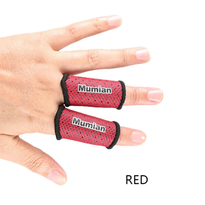 CEOI GWOK 2PCS Stretchy Finger Sleeve Support Wrap Arthritis Guard Volleyball Basketball Sports -intl