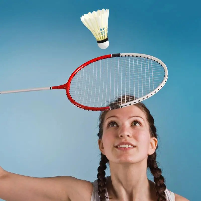 Feather Shuttlecock 12pcs Duck Feather Badminton Shuttlecocks High-Speed Training Badminton Balls Steady Flight Path Suitable
