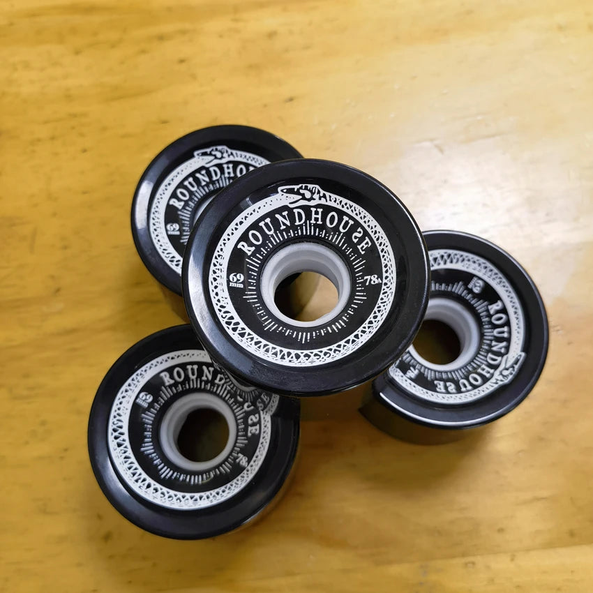 Genuine carver surf skateboard wheels 69mm 78A, plus carver bearings whole set cheap but good quality, carver longboard wheels