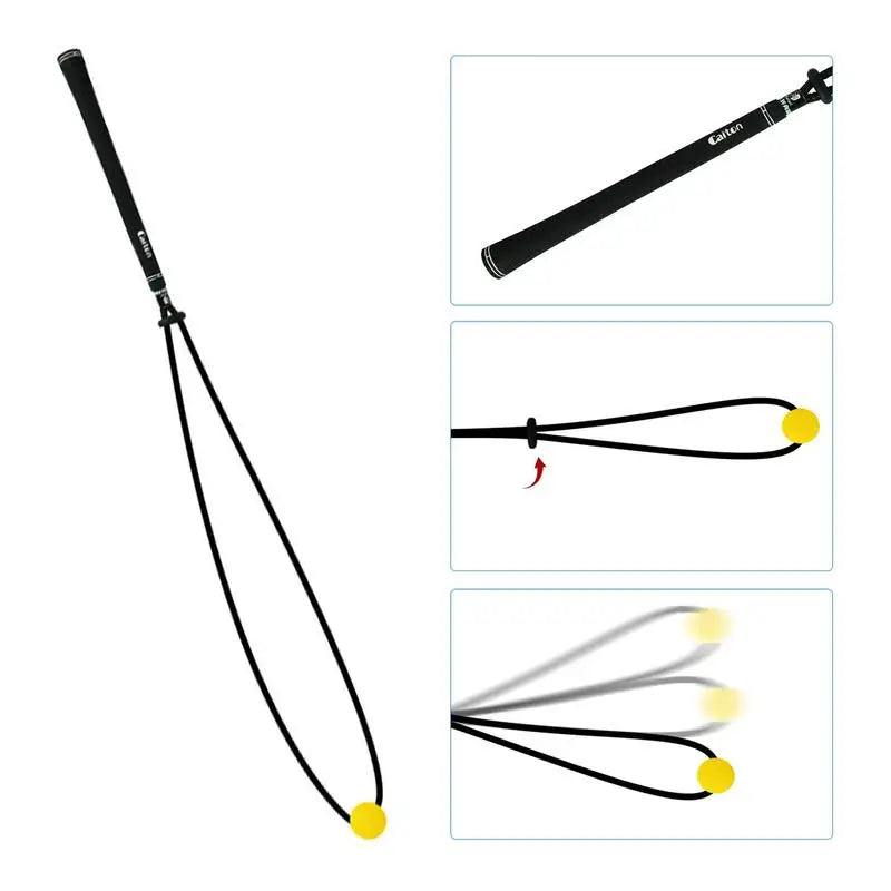 Durable Golf Swing Training Aid Practice Rope Trainer Equipment Portable Golf Swing Rope for Beginner Sporting Accessories