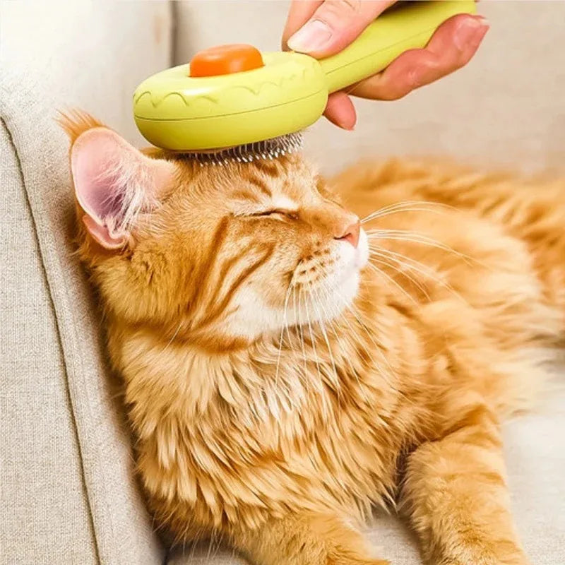 Cat Grooming Brush Pet Grooming Brush Tool  for Dogs and Cats Gently Removes Tangled Hair Slicker Brush for Pet Massage