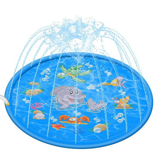 Creative Inflatable Water Spray Pad Kids Children Games Pads Play Water Mats Sprinkler Toy, Outdoor Hot Tubs Swimming Pool