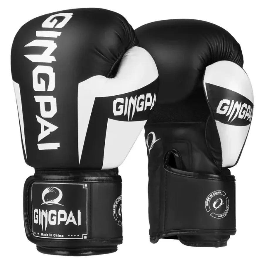 Kick Boxing Gloves for Adult Men Women PU Karate Muay Thai Fitness Punch Bag Free Fight MMA Sanda Training Adults Kids Equipment