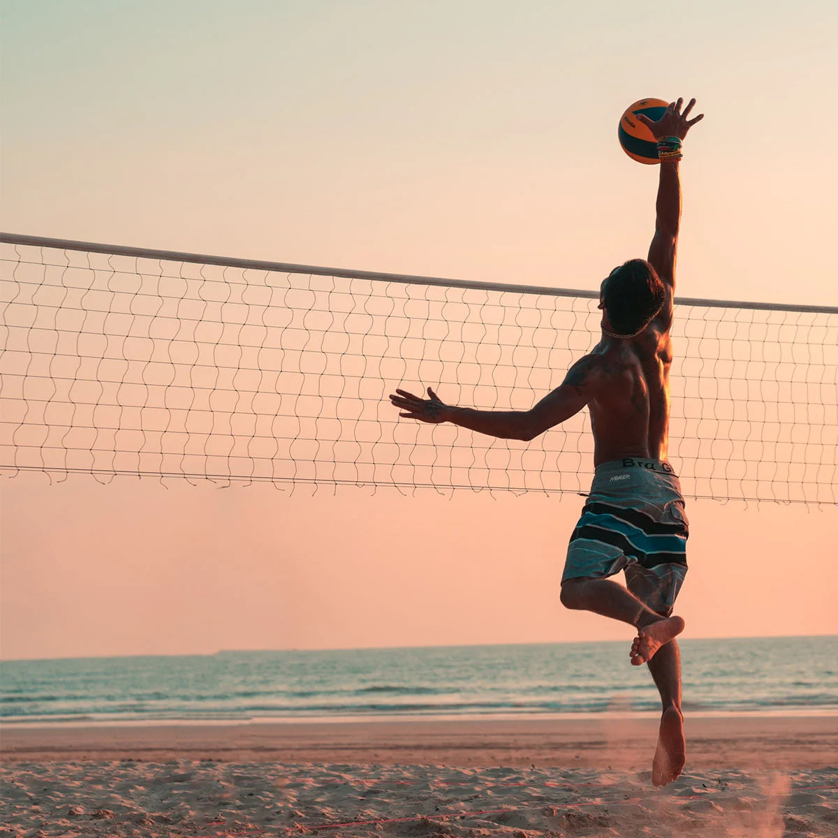 Outdoor Volleyball Net Competition Swimming Pool Indoor Soccer Training Tennis Replacement Beach