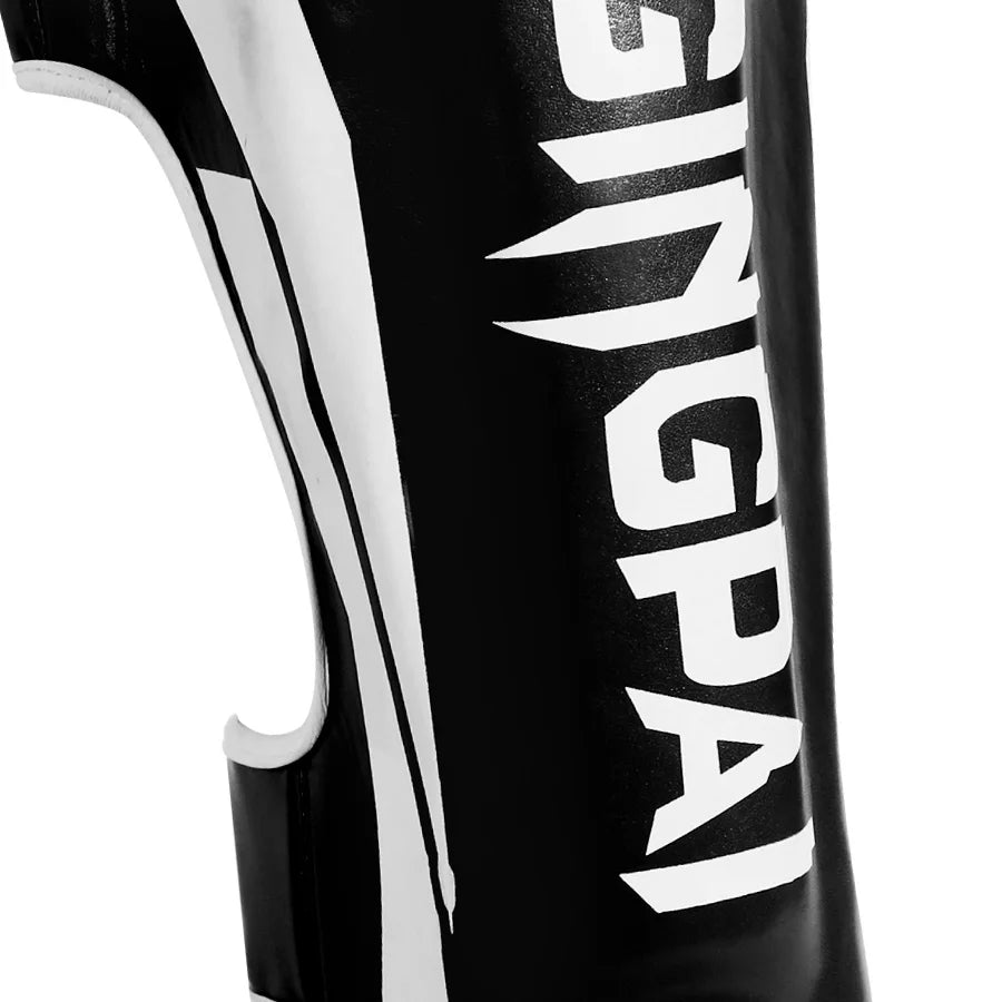 Thicker Boxing Shin Guards PU Leather Protect Leggings Equipment Martial Art Muay Thai Leg Taekwondo Feet Ankle Karate Protector