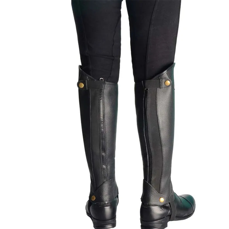 Equestrian Leggings Microfiber Cowhide Durable Horse Riding Boots Cover Body Protectors Soft Protection Gear Horse Equipment