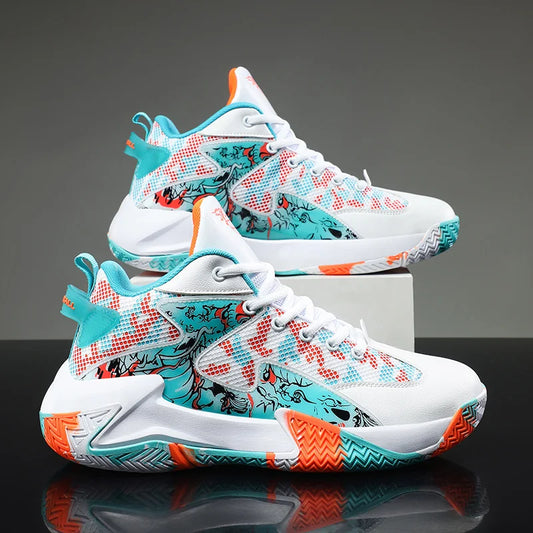 Men's casual sports shoes, basketball shoes, breathable and comfortable sports shoes, training sports basketball shoes, men's ca