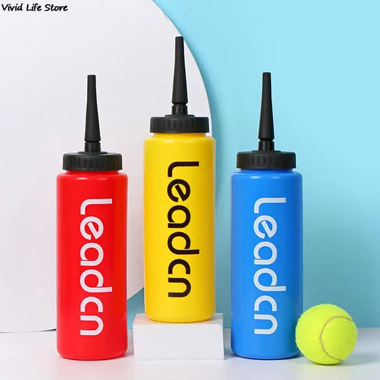 1Pc 1000ML 5 Colors Sports Water Bottle with Long Straw Leak-proof Bottles Ice Hockey Football Bottles Sports Accessories