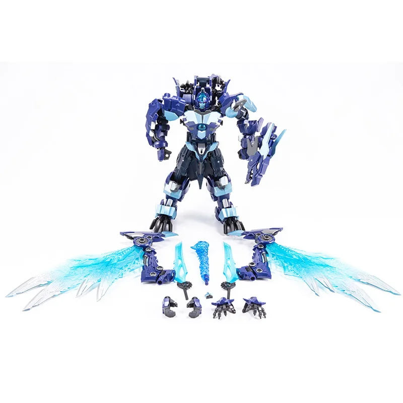 Transformation Toys JINBAO Flame Red Dragon Blue Ice Dinosaur Beast Wars 8871 DX09 DF07 Action Figure Model Robot Deformation OP