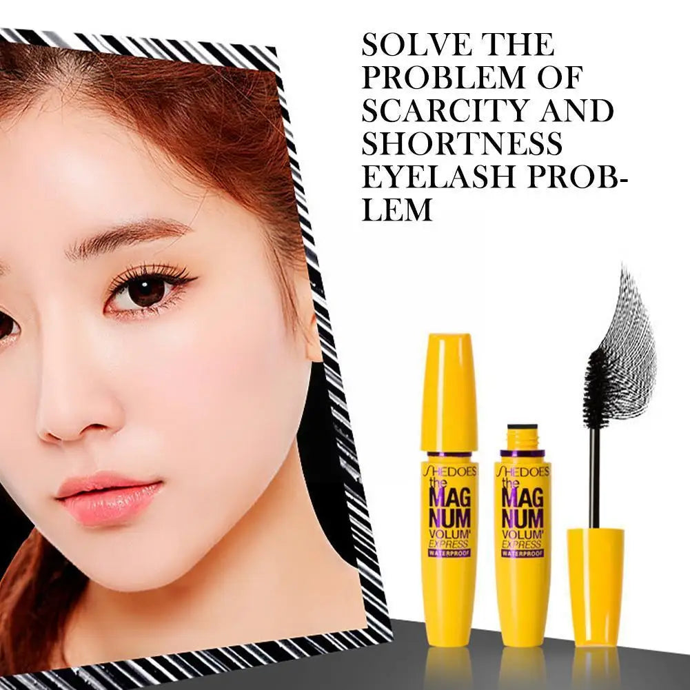 Eyelash Mascara Makeup Kit Long Lasting Mascara Cosmetic Make Waterproof Eye Black Up Professional Natural