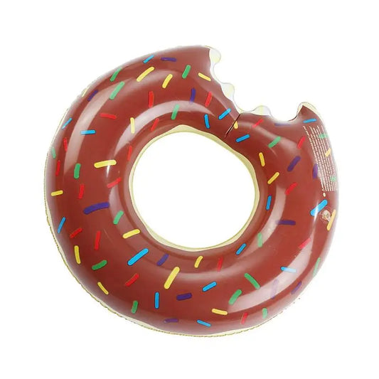 Donut Swimming Ring Inflatable Swimming Pool Beach Toys Portable Swimming Supplies PVC Summer Water Mattress Kids Toys