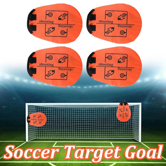 4PCS Football Training Targets Aid Accessories Soccer Shooting Targets Goal Net Portable Durable Equipment for Kick Practice