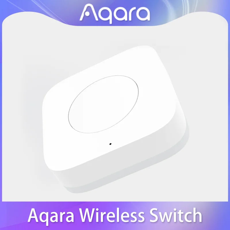 Aqara Wireless Mini Switch Zigbee Connection Versatile 3-way Control Button for Smart Home Devices Compatible For Mi Home APP
